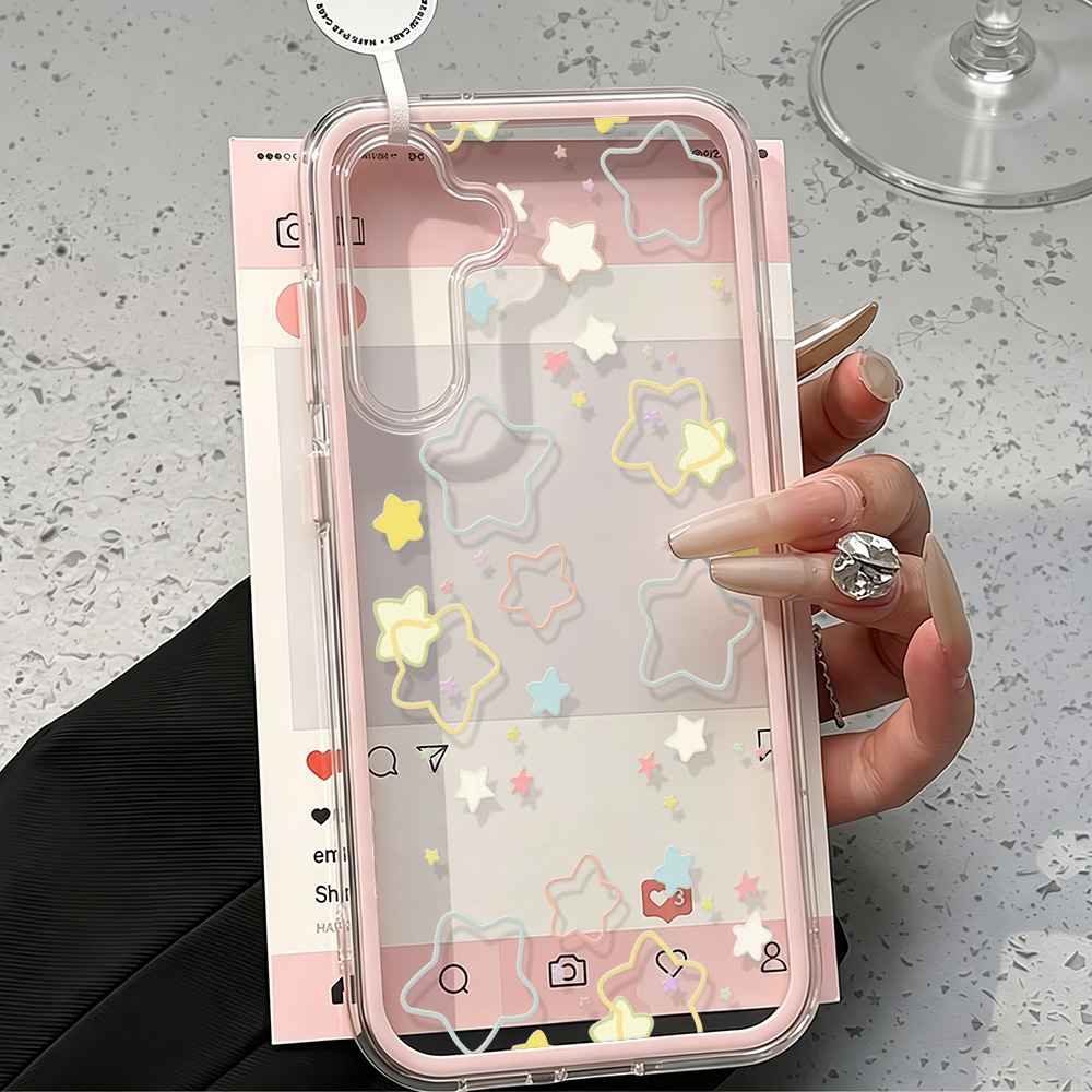 Samsung Galaxy A55 - 2 IN 1 เคสใสสำหรับซัมซุง A57 5G