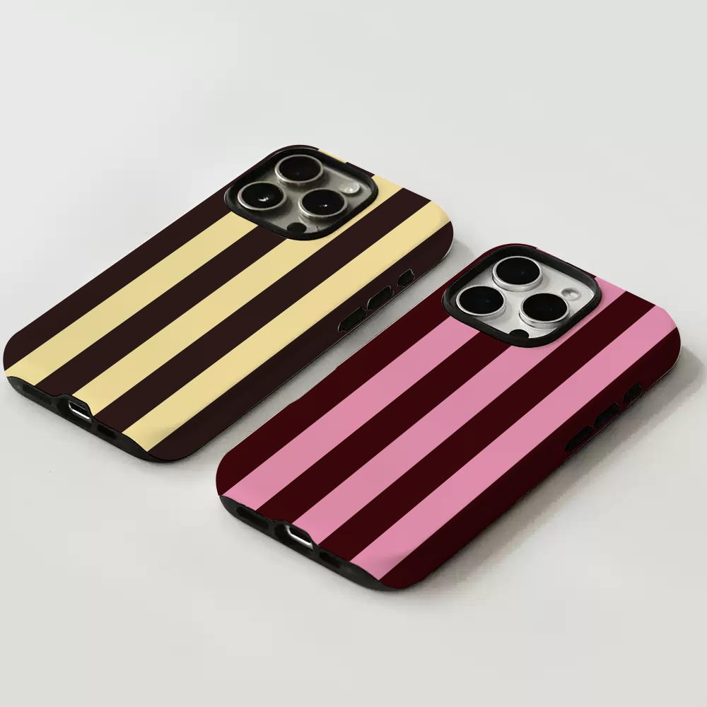 เคสโทรศัพท์ลายทางสีแนวนอนแฟชั่ - Apple Iphone 15 Pro Max บทวิจารณ์และราคา